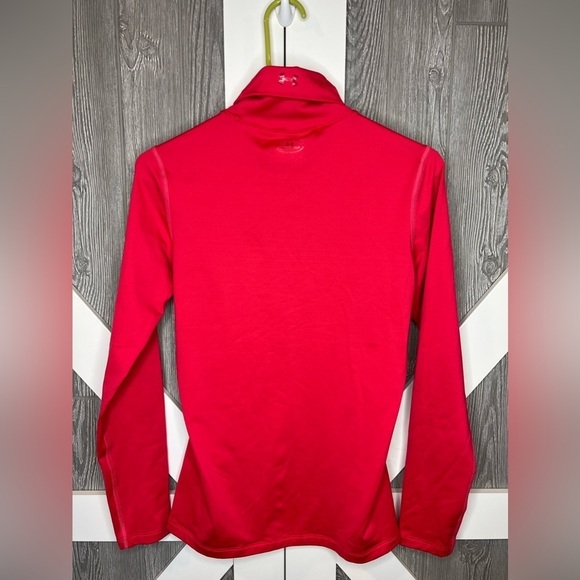 D12.6 LIKE NEW Under Armour Cold Gear Fitted Long Sleeve Turtleneck Med - Picture 4 of 6
